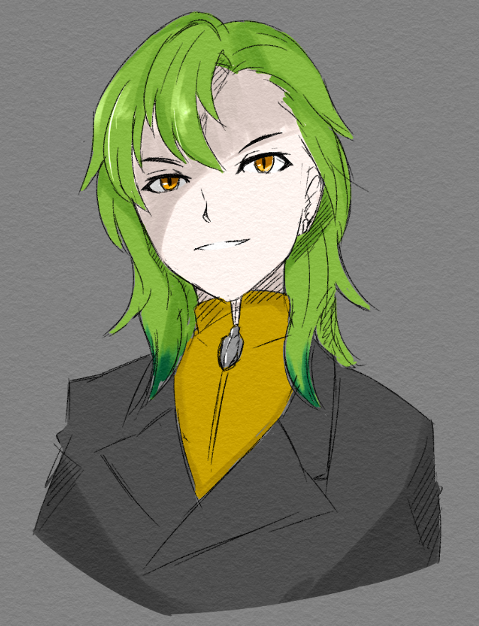 _eibluhende's tweet photo. #ConRephrase scrapped idea/AU where Kazama was using a different host https://t.co/T2rwSqwbpv