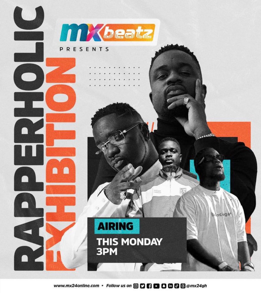 iamNotime's tweet photo. The whole December was for Sarkodie, #Rapperholic, and #RapperholicExhibition powered by @Eagleplug_ & #TheMixGH. Catch the coverage of the exhibition on @mx24gh tomorrow at 3pm. https://t.co/woY1BrN6xX