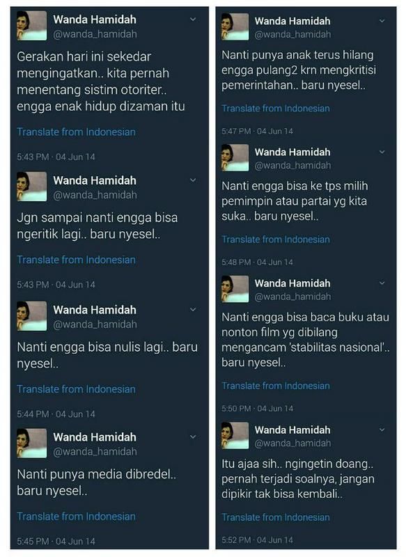 akiawan's tweet photo. Ya Allah jangan sampai ya mbak Wanda Am1nMenang CoblosPKS https://t.co/b63V8sHs6o