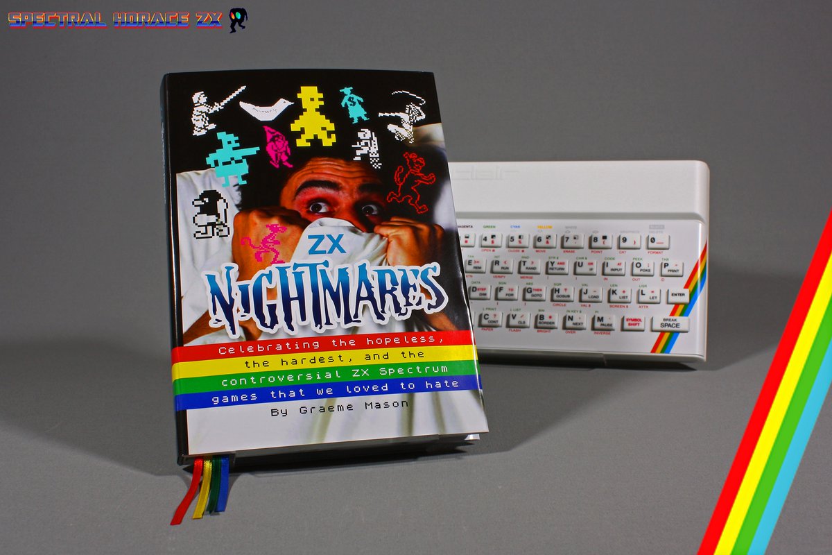 👾
The games that nightmares are made of...
#zxnightmares #fusionretrobooks #graememason #chriswilkins #sirclivesinclair #sinclairresearch #sinclair #zxspectrum #48k