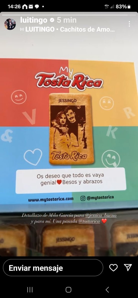 ismael40811302's tweet image. Que de cositas tan lindas le hacen a luis y jess meresicidimo el cariño y amor de tantísima gente que le adoramos . #Jessingo7E