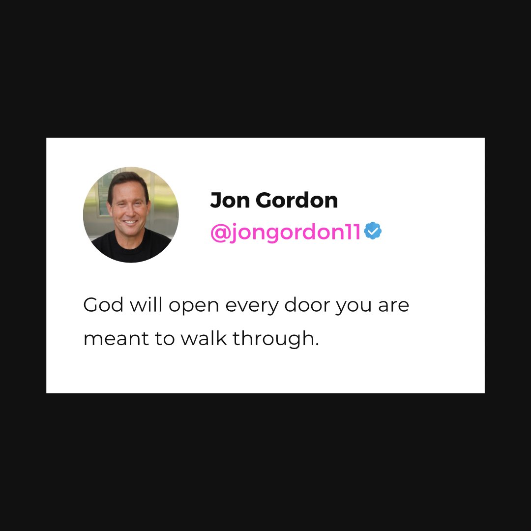 Jon Gordon tweet media
