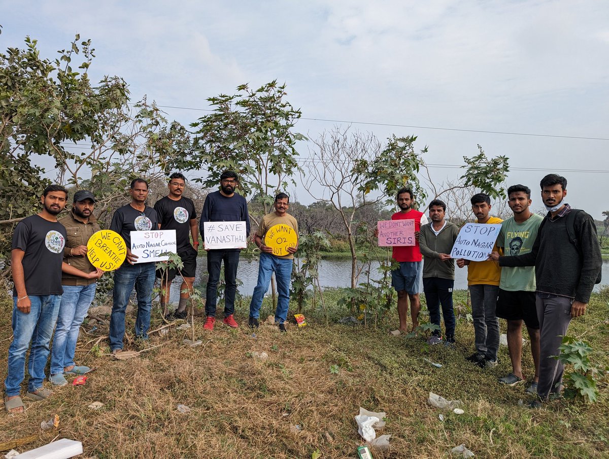 Dha3r_Ngo's tweet photo. 🚫Autonagar Chemical Smell 🚫
Thanks @sselvan for feeling our pain. Let's plan a massive #protest to #stop this
@TelanganaPCB @TSIICLtd @D_SudheerReddy @pargaien
@TelanganaCMO @KTRBRS
@sudhakarudumula @CommissionrGHMC @TSFDCL
#SaveVanasthali #CantBreathe
#Hyderabad #SaveDeers https://t.co/gyip4psZOa