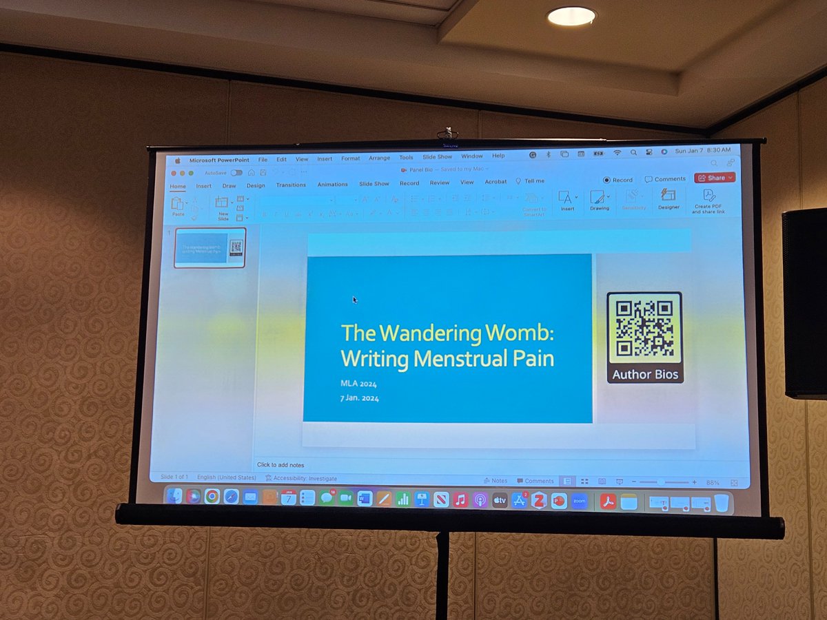 Last day of #MLA24! Sad that it is coming to an end... #mla2024 #endometriosis #literature #mla