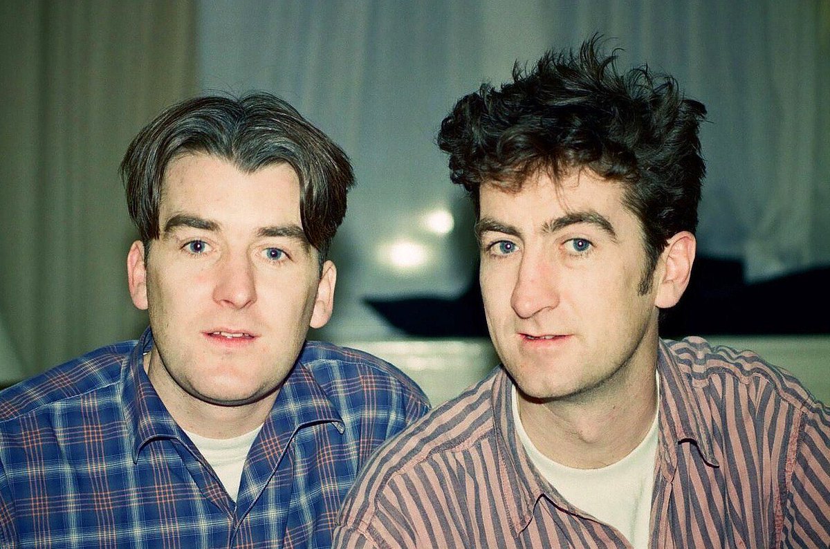 The McCluskey Brothers from Glasgow. 3 albums, 1 single. Debut album 'Aware of All' released in 1986. Pic: Gilbert Blecken.