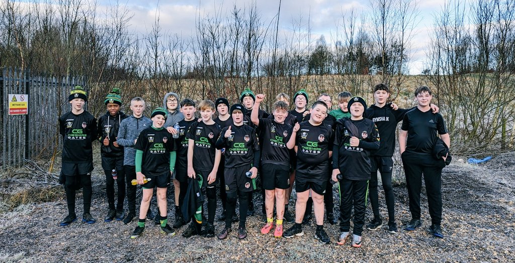 U13s Golborne 1st pre season session in the bag 💪🏃🏃🏃
