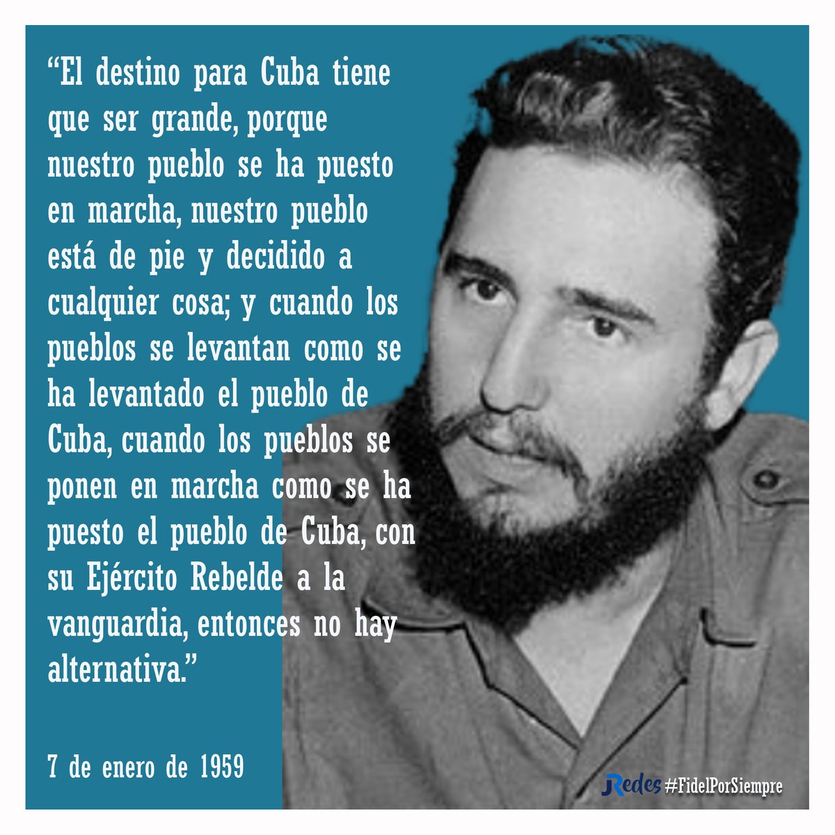 Buenos días desde #Cuba 🇨🇺 este 7 de enero de 2024 Con #FidelPorSiempre en la memoria y en el ❤️ de #Cuba 🇨🇺 #EstaEsLaRevolución