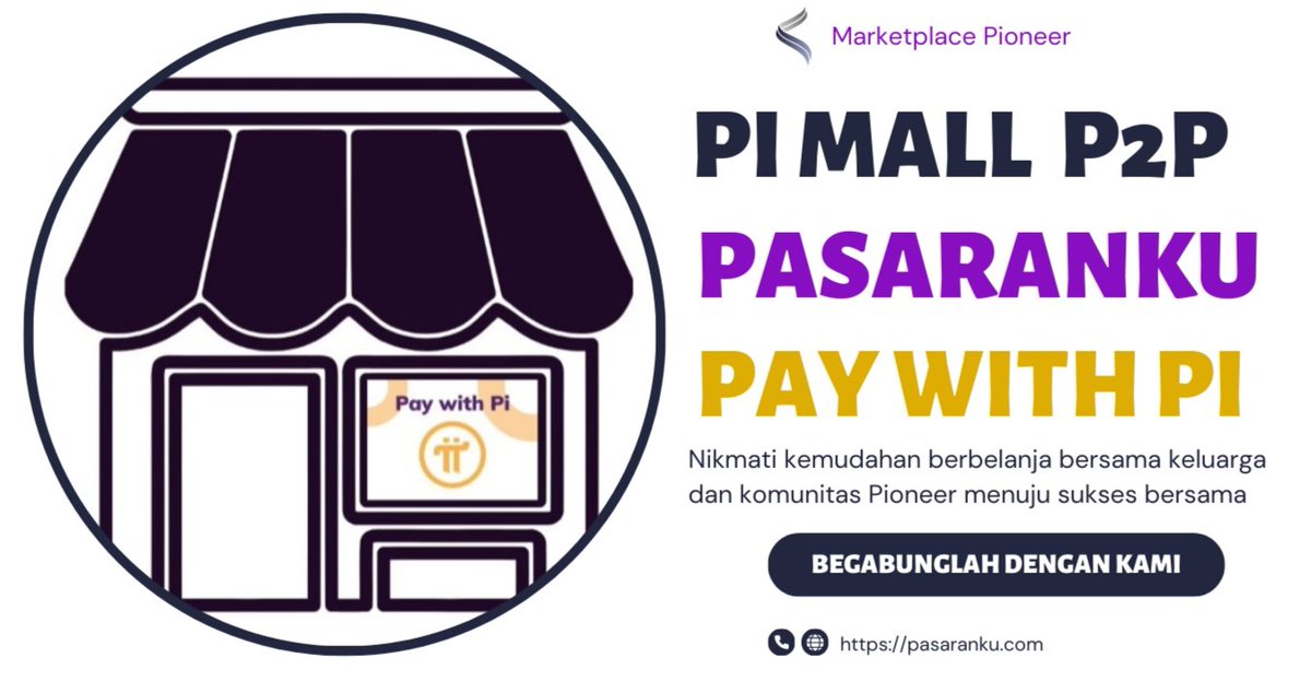 pasaranku1's tweet photo. Untuk para Pioneer pasaranku siap menjembatani BARTER P2P silahkan download aplikasi di Google play !!!👇🏻
https://t.co/Z3nqS8rQY8

#PiNetwork 
#PiNetworkLive 
#Pioneers https://t.co/rcnGxBCxdu