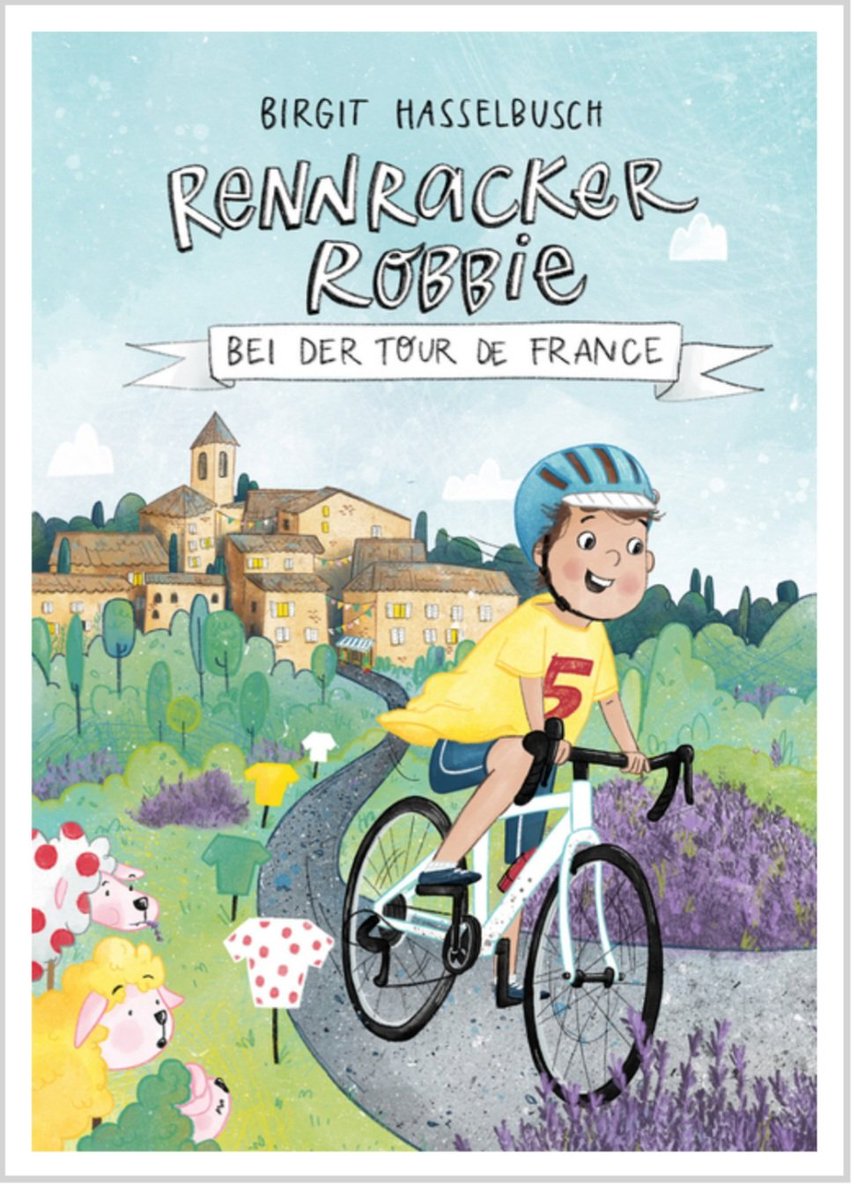 Guck mal, liebe Radsport-Bubble, was im Mai von mir im <a href="/CovadongaVerlag/">Covadonga Verlag</a> erscheint covadonga.de/aktuelle-vorsc…
"Rennracker Robbie bei der Tour de France" (für Kinder ab ca. 8 Jahren)
Illus von Arabell Watzlawik.
Das wird ein Abenteuer -
à bientôt