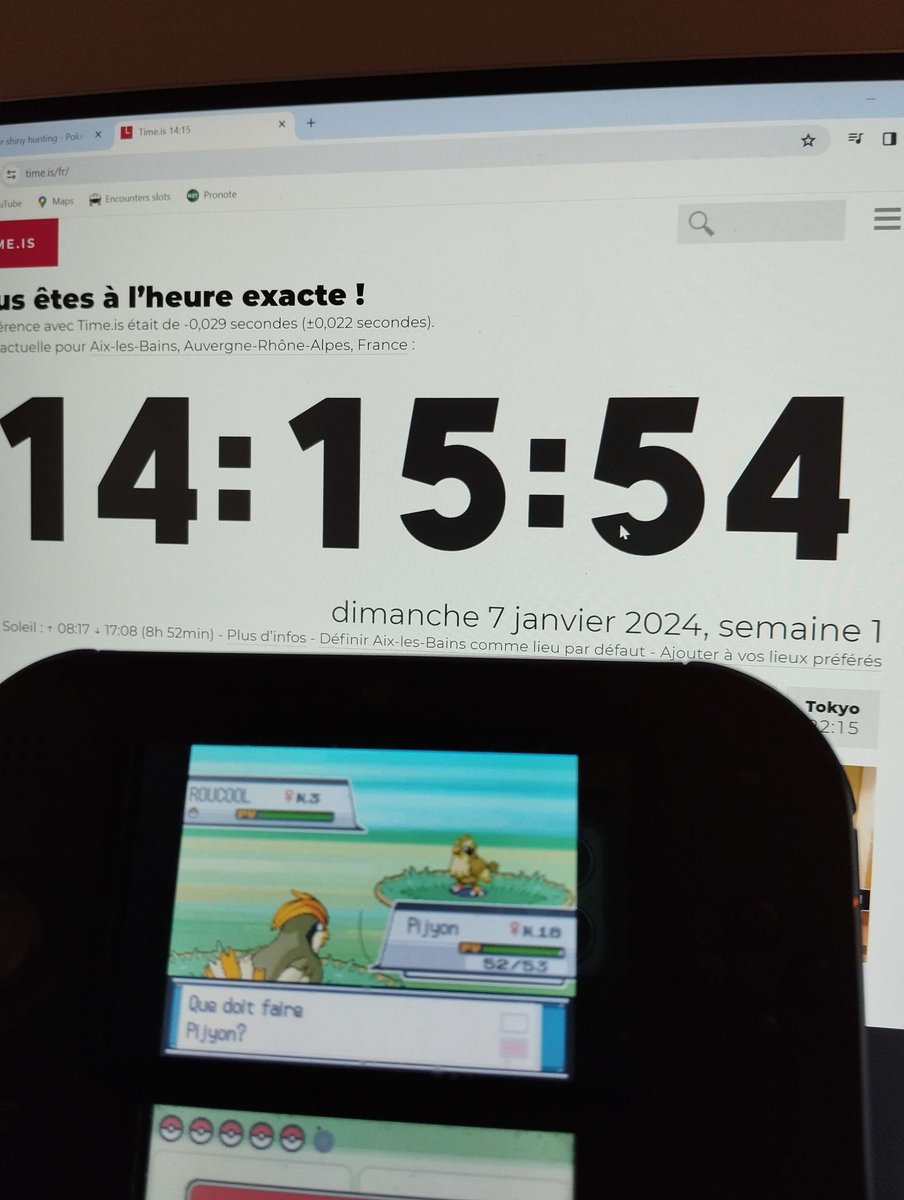 Lukisf22's tweet photo. [44] Roucoul shiny capturé route 29 de Soul Silver aprés 4307 rencontres. Il deviendra un Roucarnage a termes. Elle s'appelle Triniti car c'est le troisième Roucool d'affilé. Premier shiny 2024... L'année promet https://t.co/UTpY6gavio