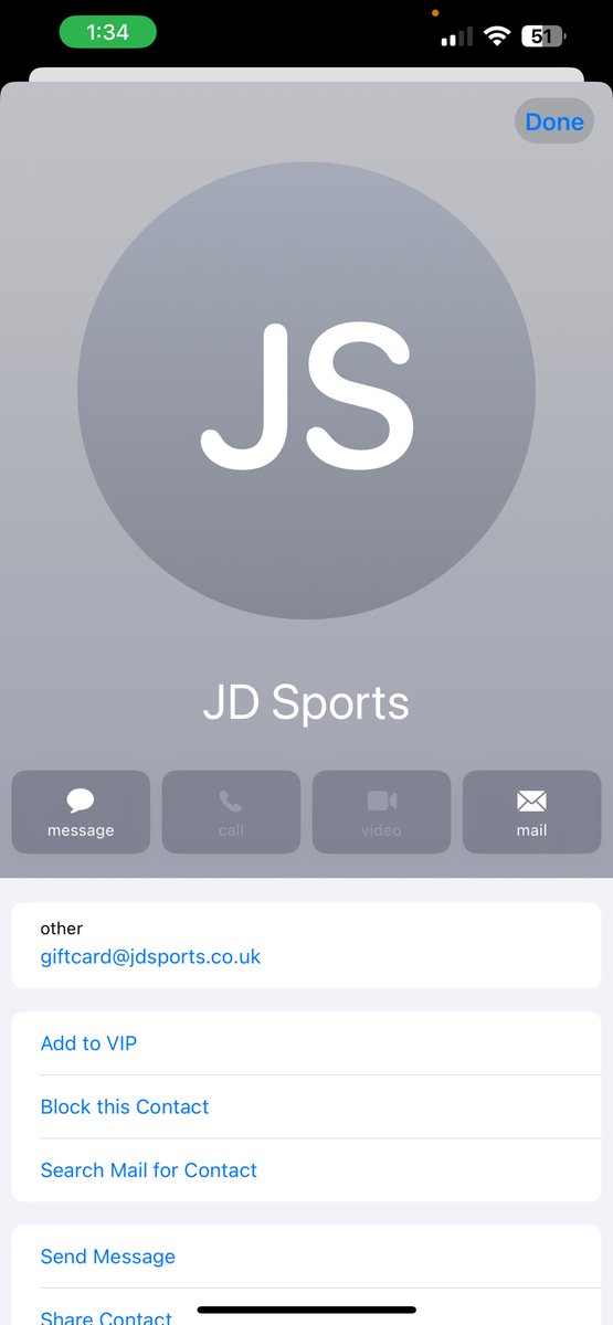ImEmmaCole's tweet photo. @JDHelpTeam @JDSports  returned an online order in store &amp; got the refund onto my card. 3 minutes after my refund email came through, I received this? Is this a scam?? https://t.co/Ehj1zCaLTU