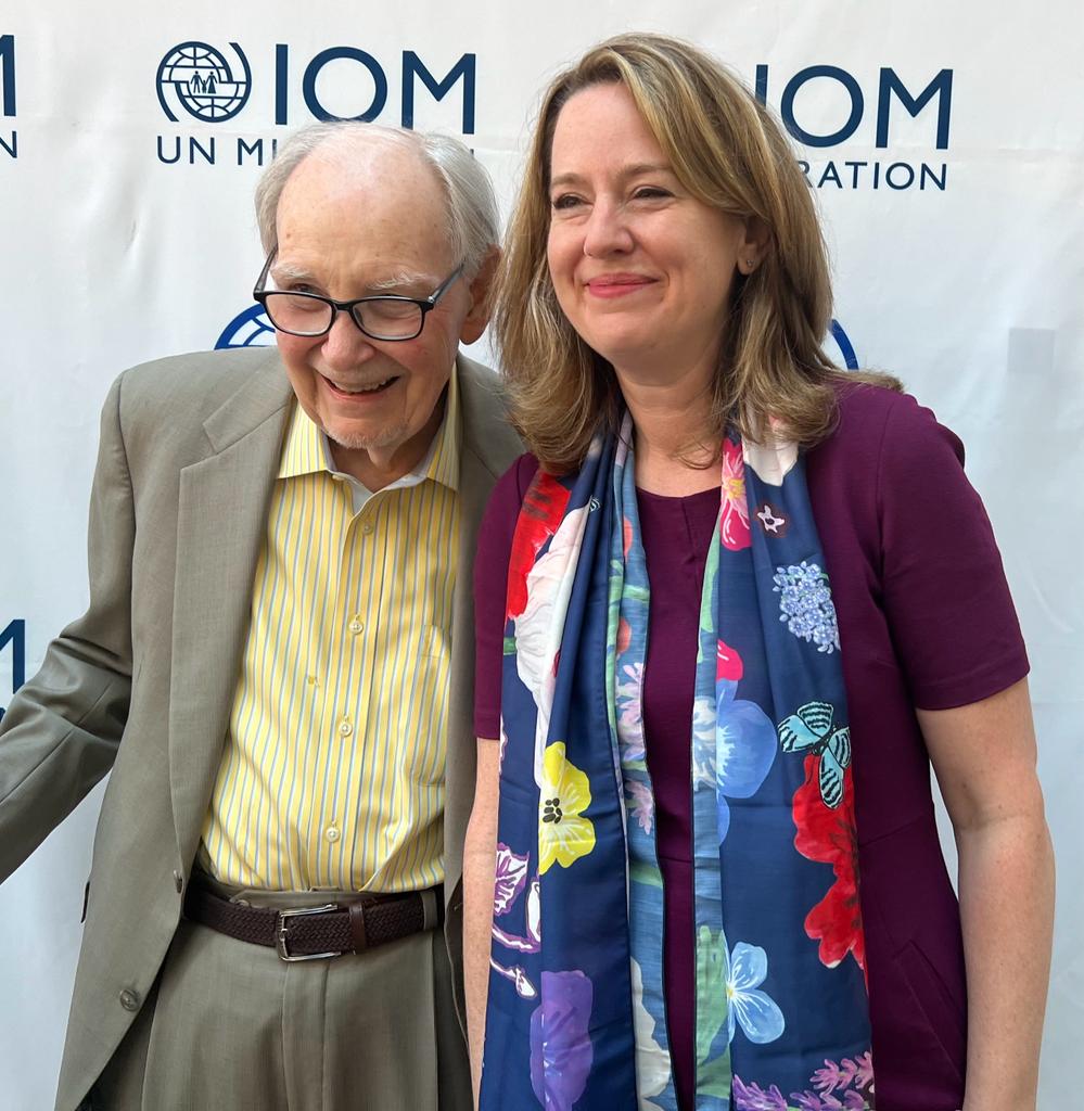 IOMchief's tweet photo. My heart goes out to the family of former IOM Director General James N. Purcell Jr.

Over a long and storied career, he worked tirelessly to advocate for migrants and refugees. 

I will always be grateful for his kindness, support, and counsel. https://t.co/GIUVXNsqND