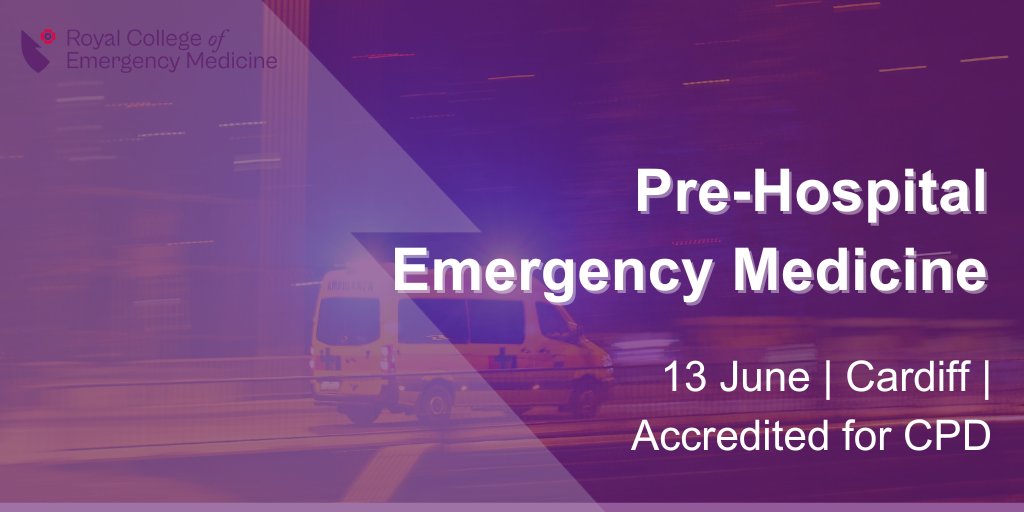 🚀 Exciting News Alert! Join us on 13 June 2024 for a Face-to-face Pre-Hospital Emergency Medicine event at Leonardo Hotel Cardiff! 🏨 Earn CPD credits with RCEM accreditation. Enhance your skills and network with fellow professionals. Don't miss out- bit.ly/3H5QkyO