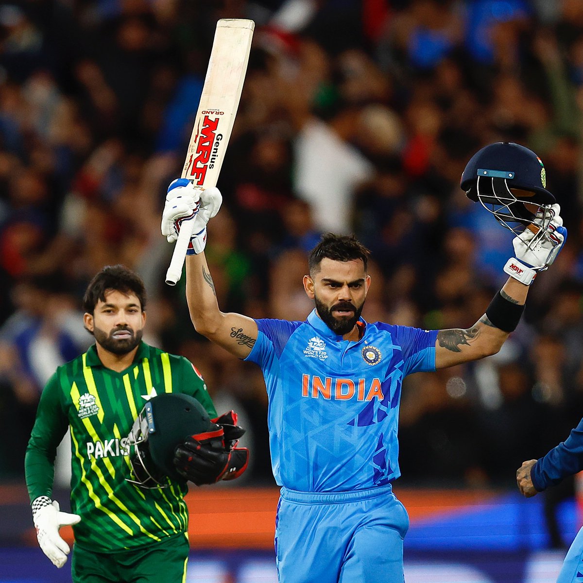 CricCrazyJohns's tweet photo. VIRAT KOHLI IS BACK IN T20I....!!!

- King is back for some unfinished business in T20I World Cup. 🐐 https://t.co/M9tMrWZ7IP