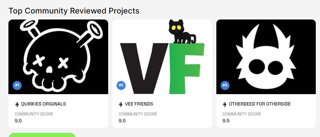 Frankenminer (@frankenminer) on Twitter photo The latest <a href="/AlphiXYZ/">Alphi.XYZ 🤖</a> Community Rankings. Quirkies moves into the #1 spot.
1. Quirkies Originals
2. Vee Friends
3. Otherdeed for Otherside
4. 10KTF
5. Moonbirds The latest <a href="/AlphiXYZ/">Alphi.XYZ 🤖</a> Community Rankings. Quirkies moves into the #1 spot.
1. Quirkies Originals
2. Vee Friends
3. Otherdeed for Otherside
4. 10KTF
5. Moonbirds