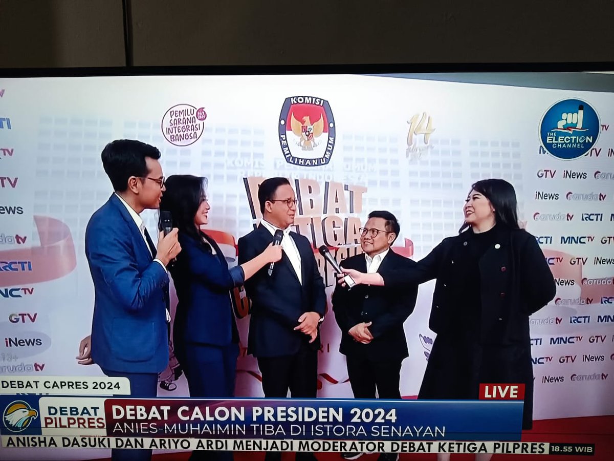 Calon Presiden dan Calon Wakil Presiden 2024
#AMINAjaDulu 
#AniesUnggul
#PakaiOtakPakaiHati
<a href="/aniesbaswedan/">Anies Rasyid Baswedan</a> 
<a href="/cakimiNOW/">A Muhaimin Iskandar</a>
