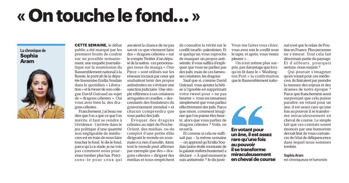 Joie de publier ce premier papier dans @le_Parisien avec des morceaux de RN et de LFI dedans... 🙏 @NicoCharbonneau & 🙏 @Olivier_Auguste