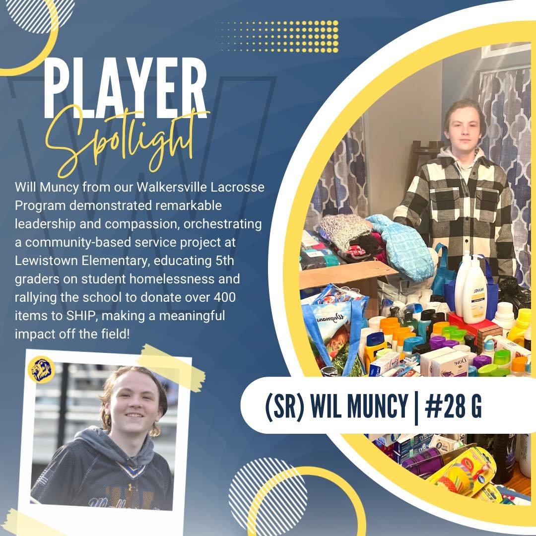 _KCF_'s tweet image. We are so proud of our KCF lacrosse alum, Wil Muncy! SHIP is a local nonprofit KCF has supported through donation drives in the past; it's great to see Wil continue this good work. 

#BuildingTheFoundation #YouthSports #Lacrosse
shipfrederick.com