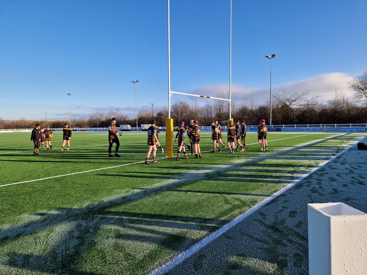 Frosty start to the new year as <a href="/LeighRUFC/">Leigh RUFC</a> <a href="/LeighCobras/">Leigh Cobras RUFC</a> host <a href="/SouthportRFC/">Southport RFC</a> at <a href="/leighminersrl/">Leigh Miners Rangers RL</a>. A comfortable win for the home team and great to see the lads playing well after the Xmas break.