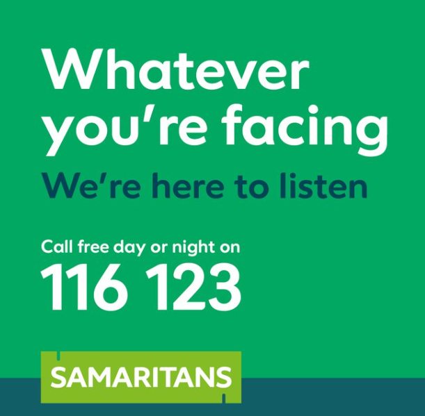 York Samaritans (@yorksamaritans) on Twitter photo Sunday afternoon reminder: we'll be here all week long if you need someone to listen 💚 Sunday afternoon reminder: we'll be here all week long if you need someone to listen 💚