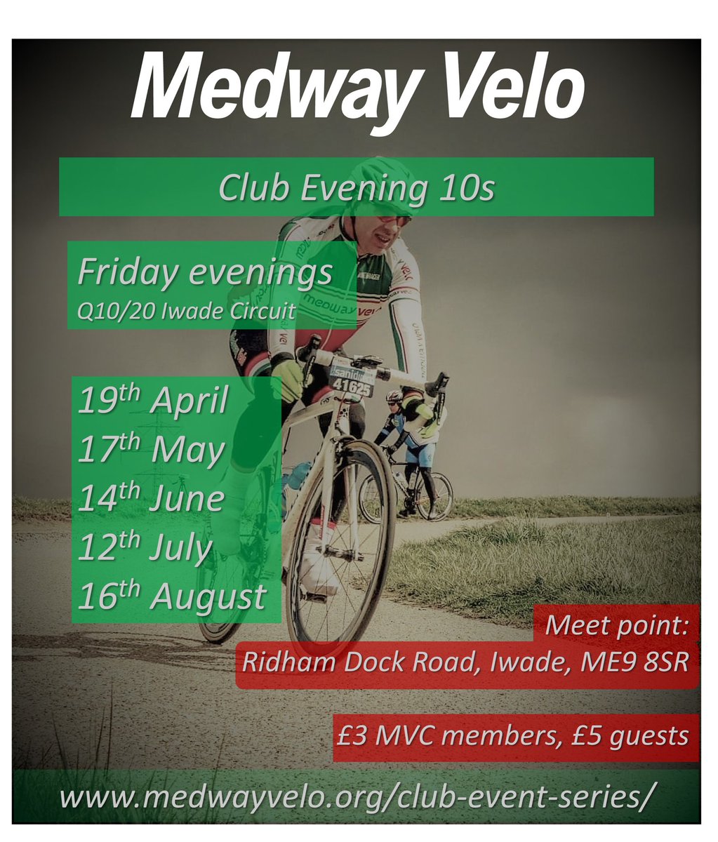 Details of our evening 10s for the forthcoming year.