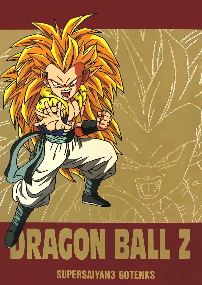 SaiyanXQ's tweet photo. Dragon Ball Z Retro 90s Vintage Art

 Super Gotenks 3 ~Gold Card Majin Boo Arc  
#DragonBallZ #ドラゴンボールＺ #PPCard #DragonBallDaima #Amada #Carddass #Retro #Shueisha #Toeianimation #Vintage #DBZ #90sanimestyle #Androidsaga #MajinBuuSaga https://t.co/KTxmUPulOi
