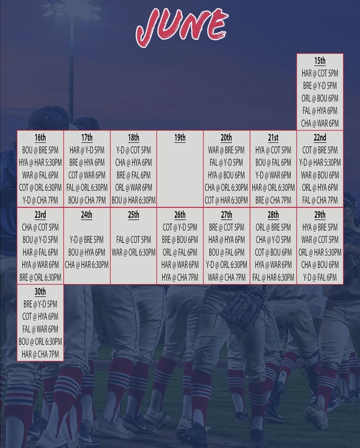 Cape Cod Baseball League 2024 Schedule Printable Dasi Missie