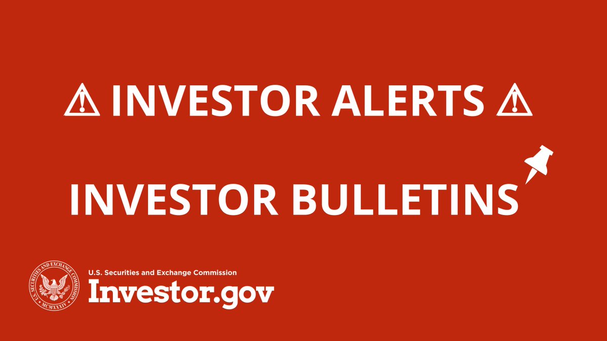 #SECInvestingResolution 6: Sign up to receive Investor Alerts and Bulletins delivered right to your inbox. They provide you with information on how to avoid the latest investment scams and can help educate you on current investment topics and trends.
public.govdelivery.com/accounts/USSEC…
