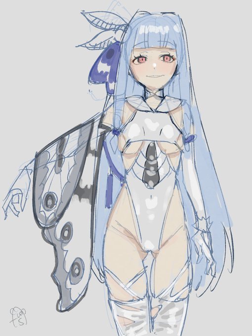 【虫モチーフ注意】AOIちゃん悪堕ち風落書き 