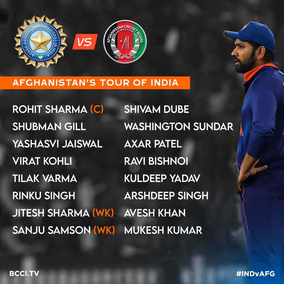 What do you all make of this power-packed T20I squad set to face Afghanistan? 😎

#TeamIndia | #INDvAFG | @IDFCFIRSTBank