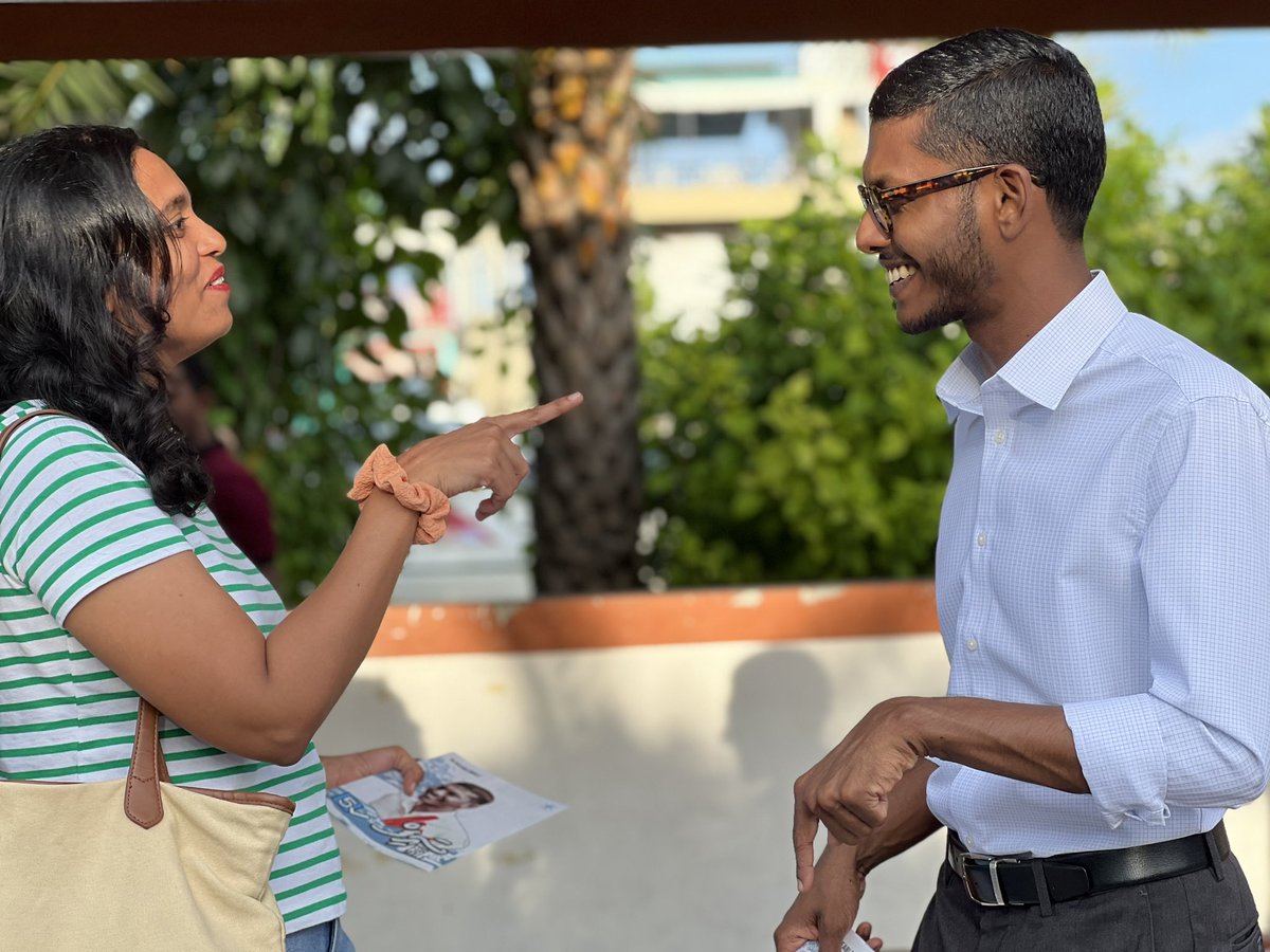 saiffathih's tweet photo. A #WalkwithSaif today handing out #LiveableMale manifesto pamphlets. 

#SaifForMale https://t.co/23YlgUneSf