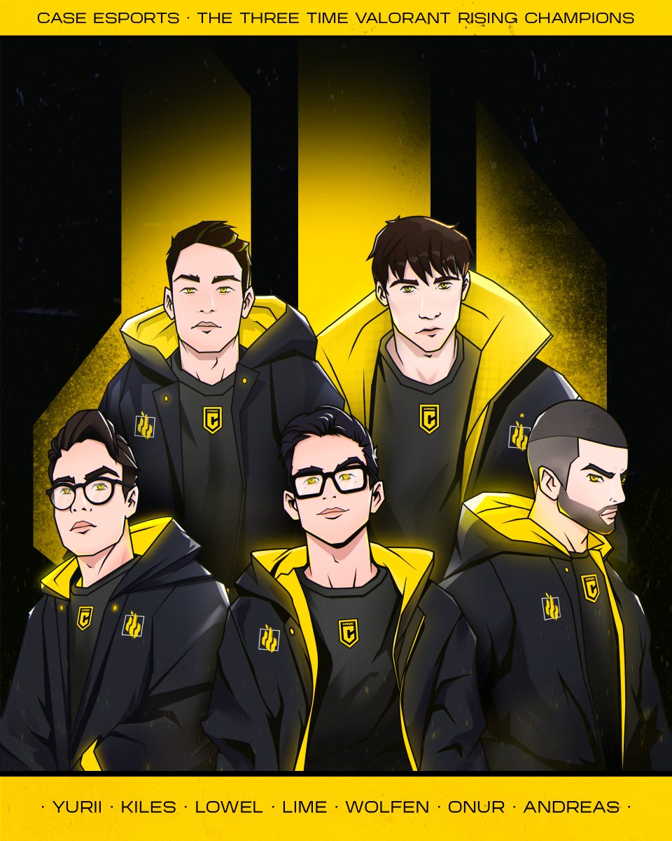 Case Esports 🟡 (@caseesports) on Twitter photo Con este quinteto vamos a soñar con subir a lo más alto del Valorant europeo:
🔫 | <a href="/Yurii_TTV/">Yurii</a>
🔫 | <a href="/Kiles71/">Kiles</a>
🔫 | <a href="/lowelcs/">Christian</a>
🔫 | <a href="/WolfenVAL/">CGN Wolfen</a>
🔫 | <a href="/Lime_uk/">MOUZ Lime</a>
👔 | <a href="/onurthegreat/">Rodrigo Dalmagro</a>
🧠 | @Andreasnvlr
#GoCase Con este quinteto vamos a soñar con subir a lo más alto del Valorant europeo:
🔫 | <a href="/Yurii_TTV/">Yurii</a>
🔫 | <a href="/Kiles71/">Kiles</a>
🔫 | <a href="/lowelcs/">Christian</a>
🔫 | <a href="/WolfenVAL/">CGN Wolfen</a>
🔫 | <a href="/Lime_uk/">MOUZ Lime</a>
👔 | <a href="/onurthegreat/">Rodrigo Dalmagro</a>
🧠 | @Andreasnvlr
#GoCase