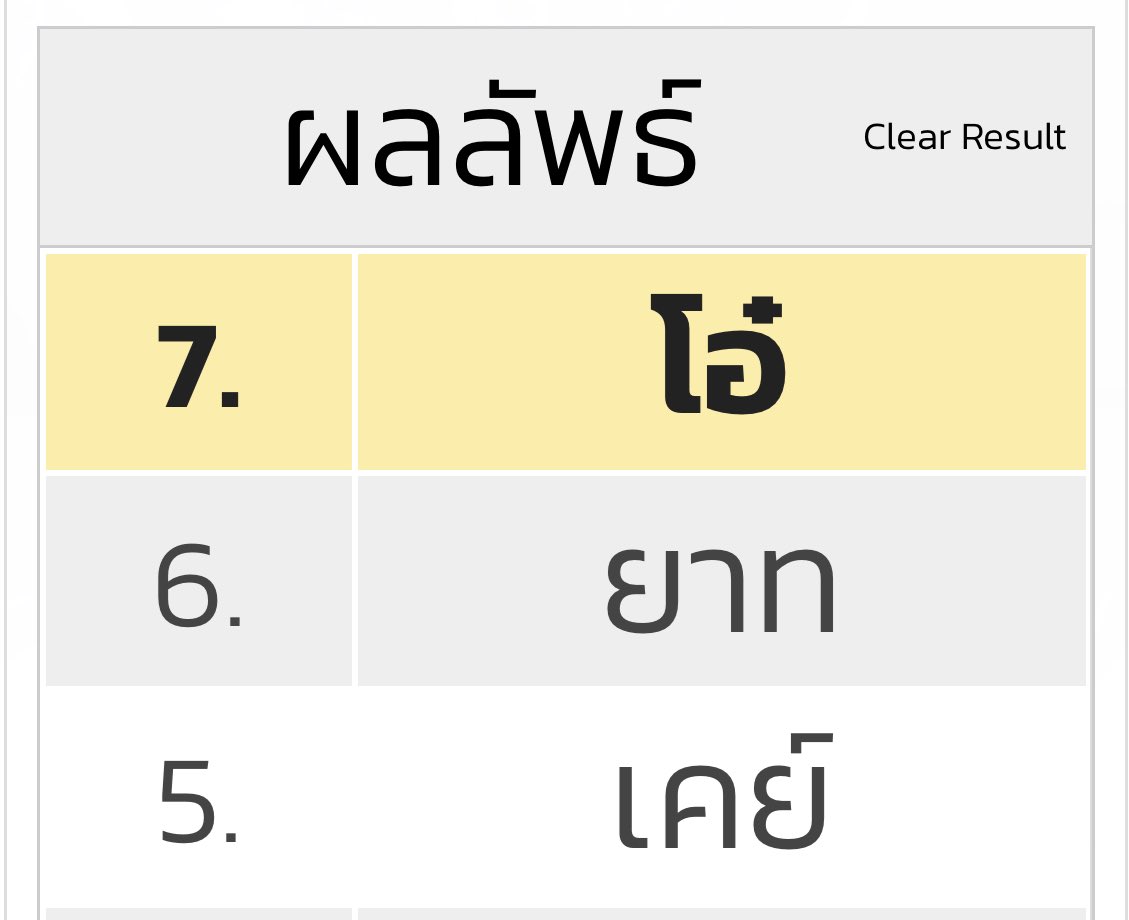 4KINGSBOT_EVENT's tweet photo. อันดับเกม choice 

1. มด
2. รูแปง
3. บิลลี่
4. ตุ้มเม้ง
5. เคย์
6. ยาท
7. โอ๋
8. จู  ( คิวพิเศษ ) https://t.co/pjR1bFITyF