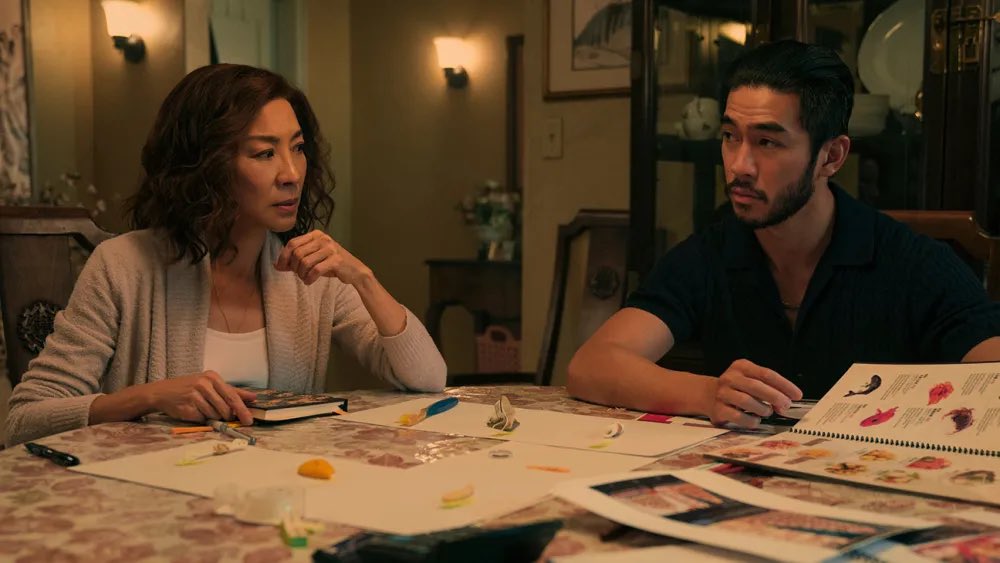 Mystic_riverrr's tweet photo. The Brothers Sun is so much fun. I don't remember binge-watching something without a break like this in months. Blood cooked kickass action choreography, a super talented and charming cast, family business, triad gang wars and what not! Recommended! Michelle Yeoh is kick-ass! https://t.co/m9B4GB2tsC