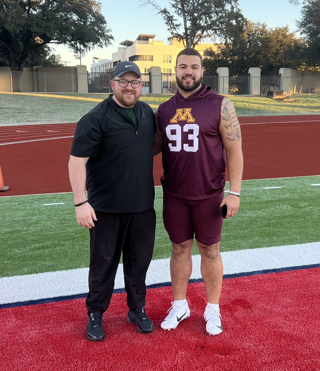 Mike Rittelmann (@mrittcgs) on Twitter photo Great to have <a href="/BaughKyler/">Kyler Baugh</a> of <a href="/GopherFootball/">Minnesota Football</a> here at the 2024 <a href="/CGSAllStar/">The College Gridiron Showcase</a>
Fun Fact: His Dline Coach <a href="/Coach_DeBo46/">Coach Winston DeLattiboudere III</a> is a CGS alum!
#CGS2024 Great to have <a href="/BaughKyler/">Kyler Baugh</a> of <a href="/GopherFootball/">Minnesota Football</a> here at the 2024 <a href="/CGSAllStar/">The College Gridiron Showcase</a>
Fun Fact: His Dline Coach <a href="/Coach_DeBo46/">Coach Winston DeLattiboudere III</a> is a CGS alum!
#CGS2024