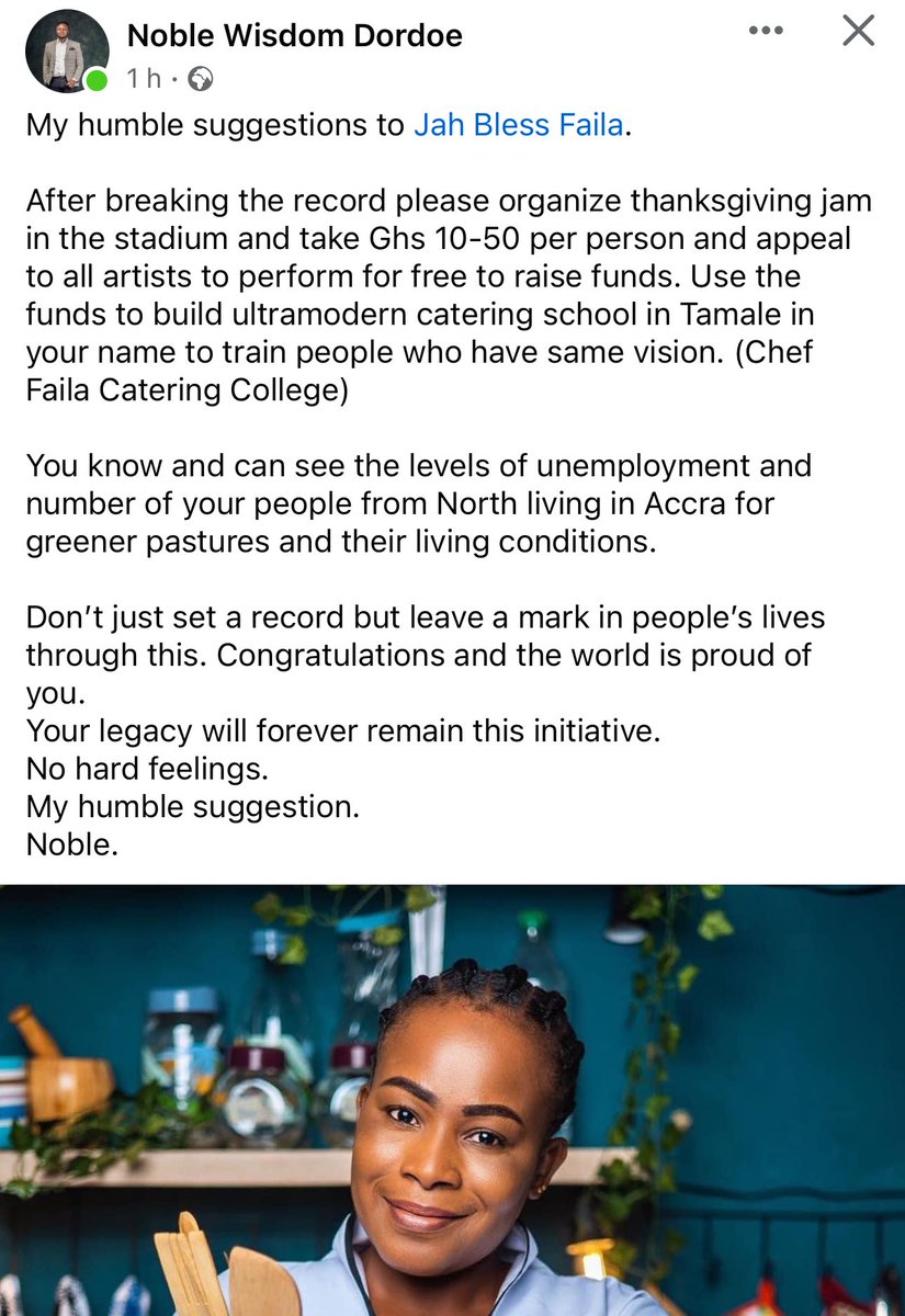 Nice suggestion 👍👏Hoping she sees this
#FAILCOOKATHON