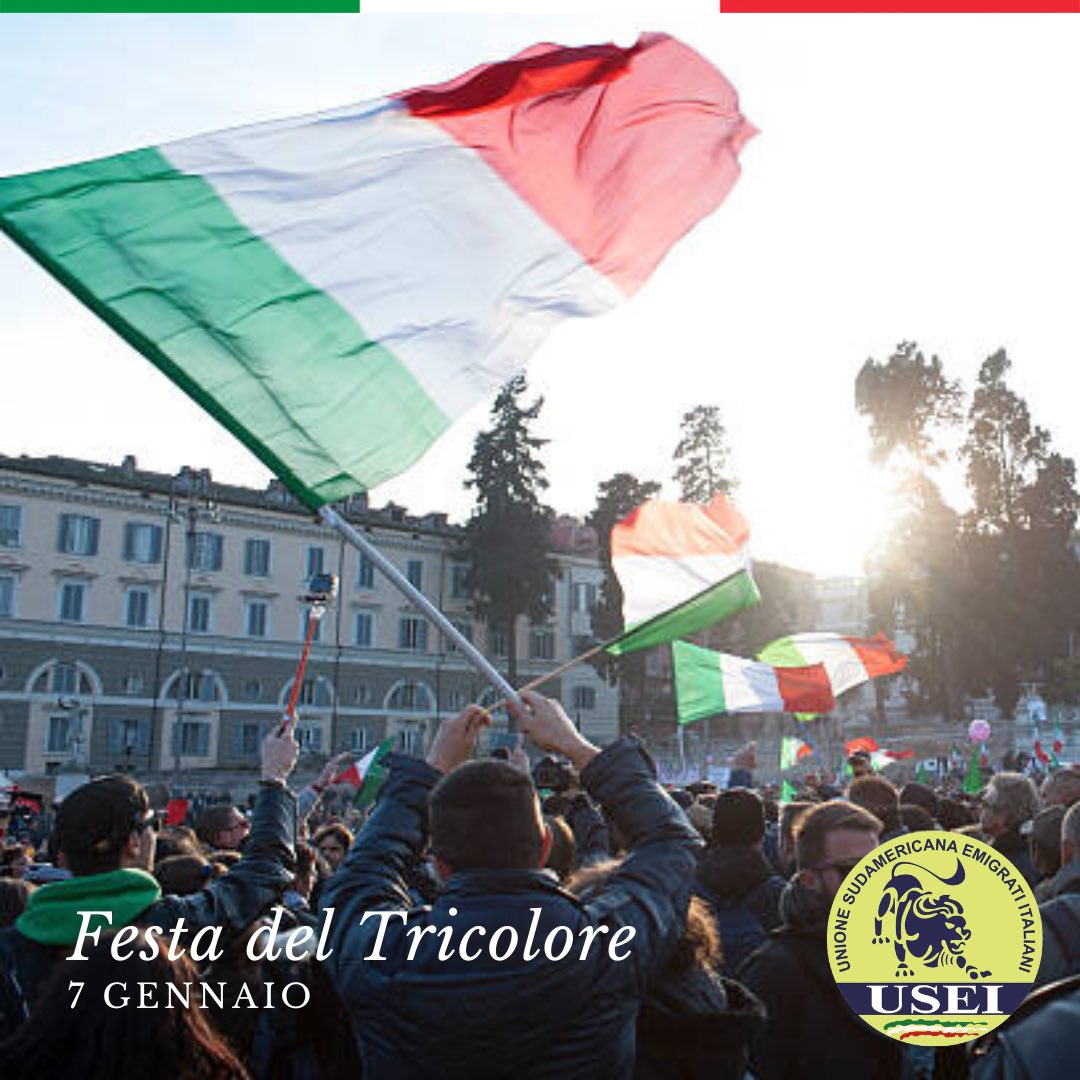 useiufficiale's tweet photo. 🎊Hoy se conmemora “La Festa del Tricolore”, el día de la bandera italiana, conocida popularmente como “Il Tricolore”, uno de los símbolos más representativos de la península en el mundo. Evviva il Tricolore!♥️🇮🇹#ItaliaSosVos https://t.co/W5QYTn2u54