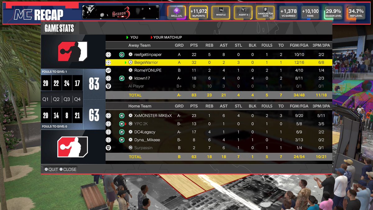 TheBeigeWarrior's tweet photo. It was supposed to be a prime time matchup 🤣☹️ #NBA2K24 🔒🔒🔒 https://t.co/KXaWZLHTIa