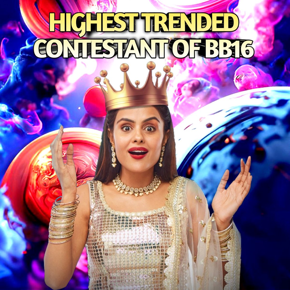 Created history with fastest BiggBoss16, 5 Million+ Tweets JANTA KI JAAN PRIYANKA Just 34 Hour's

- Trended at No 7th Still &amp; WorldWide No 15
- Highest Author Participated 13K+

#PriyankaChaharChoudhary