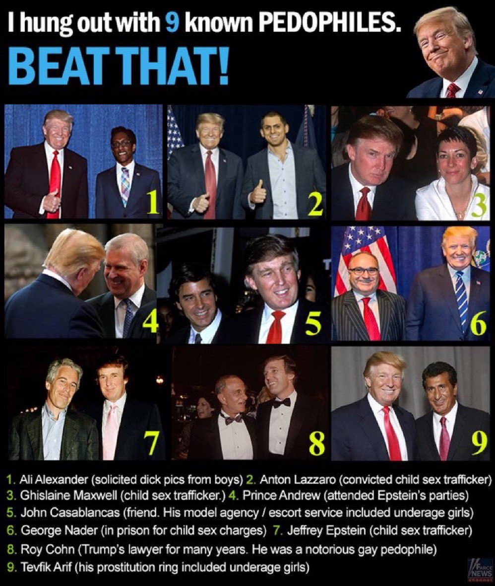 TheDamnedSailor's tweet photo. @BillyBaldwin Donny raped a 13 year old girl with Epstein. https://t.co/huenu1i6lv