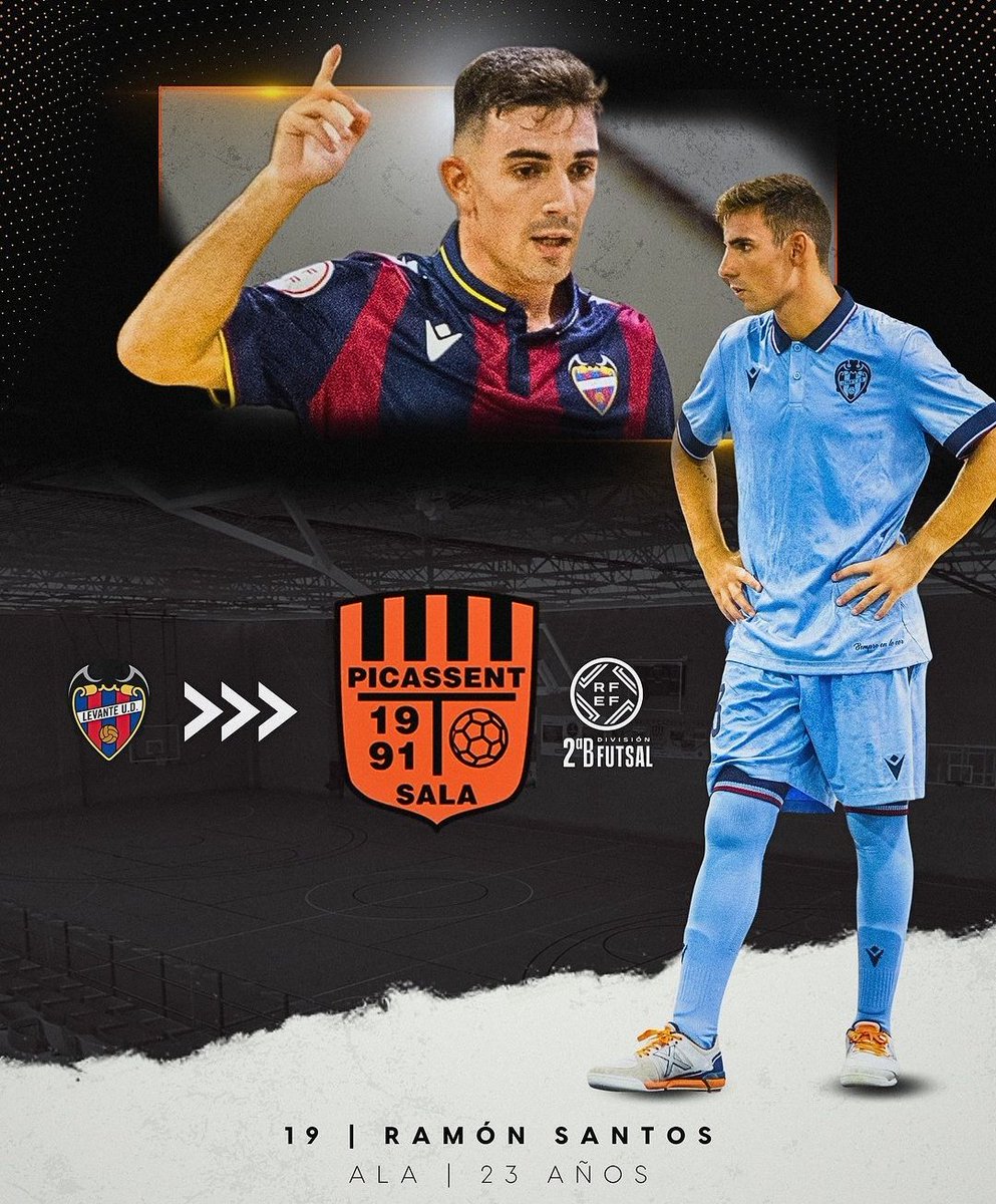 OFICIAL ‼️ 🆕📄🖊️💣 Nueva incorporación para el <a href="/FSPicassent/">FSPicassent</a> se trata de Ramón Santos (<a href="/ramoonsantos3/">Ramon Santos 🤪</a>) que procede del <a href="/LUDfutbolsala/">Levante UD FS</a> de 2° división #2BGrupo3futsal