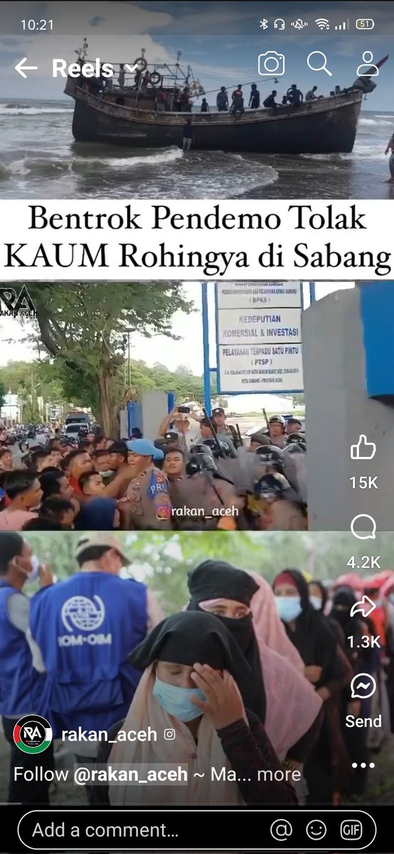 Justrien2's tweet image. Ini aneh bin ajaib hanya Indonesia yg bs spt ini demi menjaga ROHONGYA PEMALAS YG TAHU TERIMAKASIH ITU  dan aparat tak segan memusuhi rakyat sendiri  demi mereka @DivHumas_Polri  dmn logika kita miris