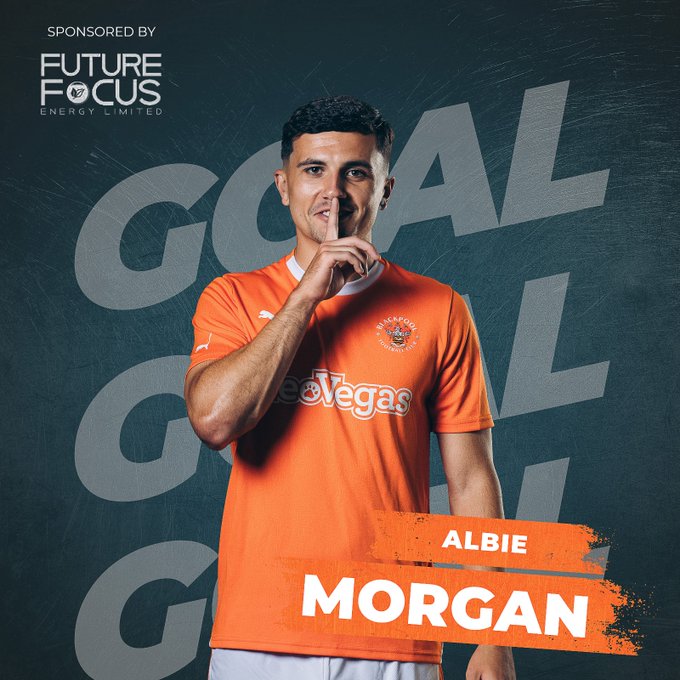 The Tangerines are running riot 🍊  Albie Morgan gives  @BlackpoolFC  another!