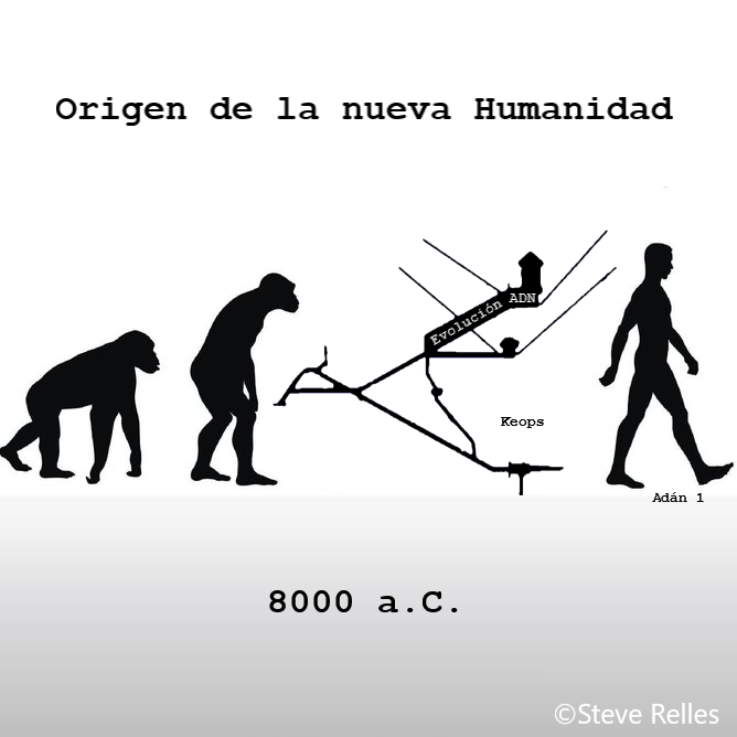 SteveRelles's tweet photo. Origen de la nueva Humanidad. 8000 a.C.

(Evolución ADN Humano)

ID: “Tenes que saltar” https://t.co/tWCC9l5f5P