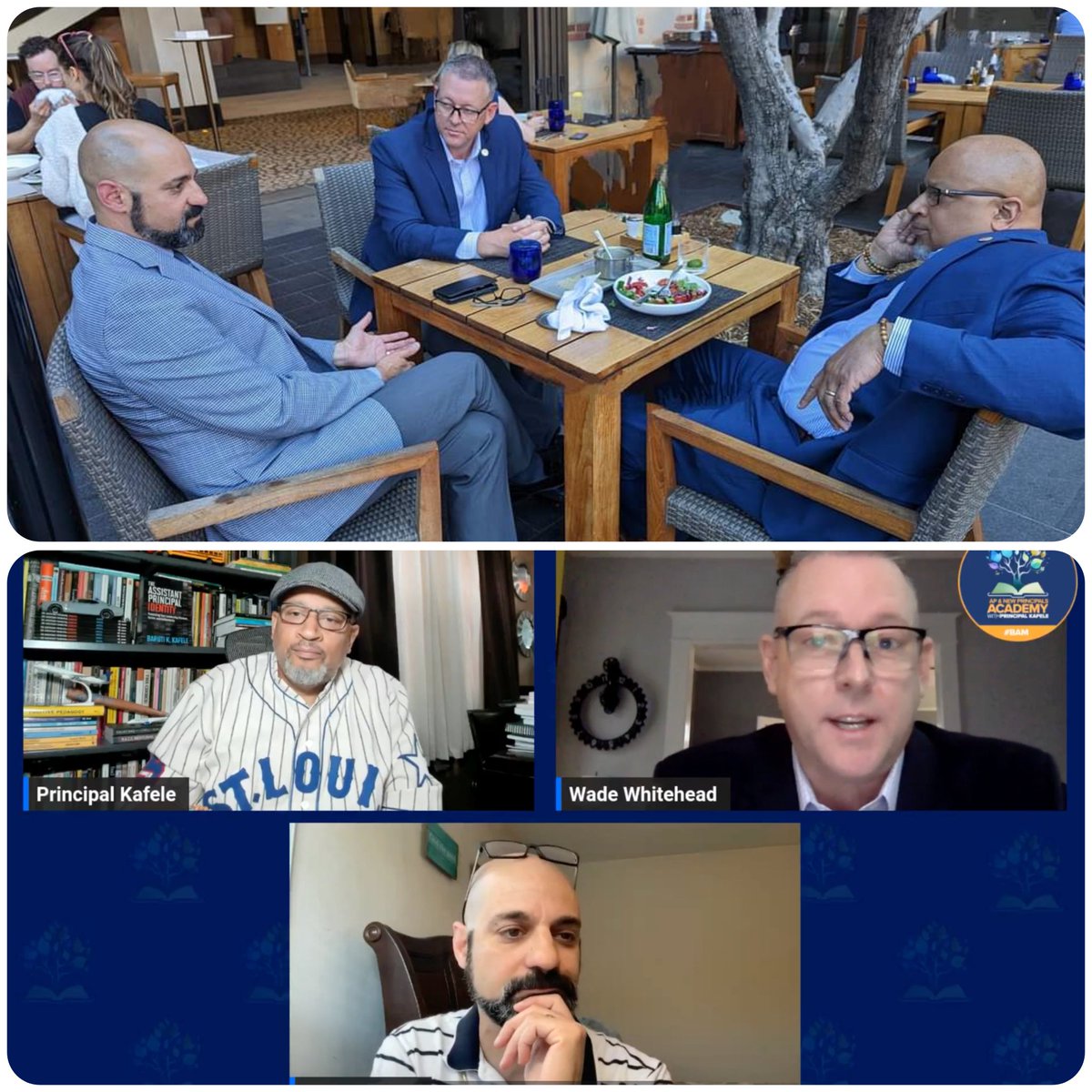 Did you catch #WEEK193 of the AP &amp; New Principals Academy yesterday. If you did, I am sure you will agree that it was a "monster" session. My two <a href="/Milken/">Milken Family Fdn</a> guests, <a href="/wadewhitehead/">𝕎𝕒𝕕𝕖 𝕎𝕙𝕚𝕥𝕖𝕙𝕖𝕒𝕕</a> and <a href="/nadertwal/">Nader I. Twal, Ed.D.</a> were powerful on this "real talk" session. See it here: m.youtube.com/watch?v=6PQMwC…