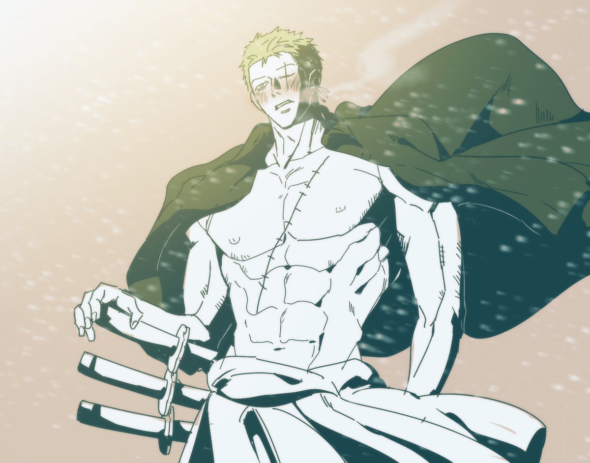 조로가 넘우 섹시해서 그릴수밖엔....🥵 
#ONEPIECE1089 #zoro