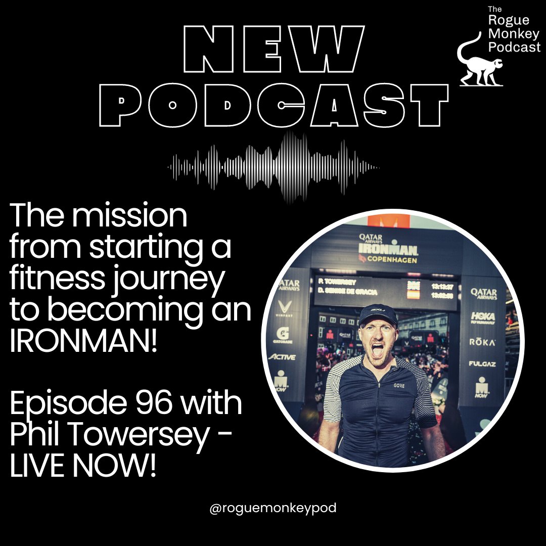roguemonkeypod's tweet photo. The first episode of 2024 🚀
E96 is with the IRONMAN Phil Towersey...aka Phil Dot Fitness 🏋🏻‍♂️
From starting his swimming journey in 2020 through to completing the ultimate endurance challenge in 2023 🔥
Are you ready to be inspired? LETS GO! 
#ironman #IMCopenhagen2023 https://t.co/CelKFOxpAR