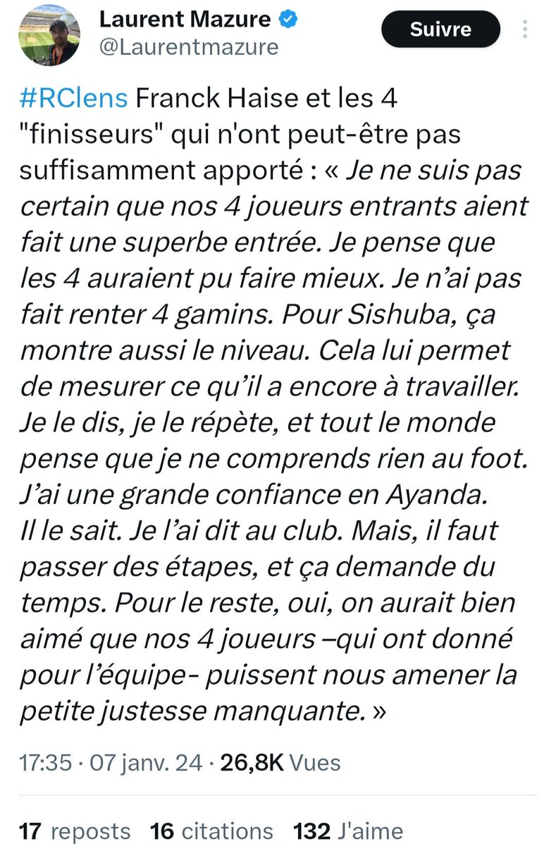 Racing tweet media