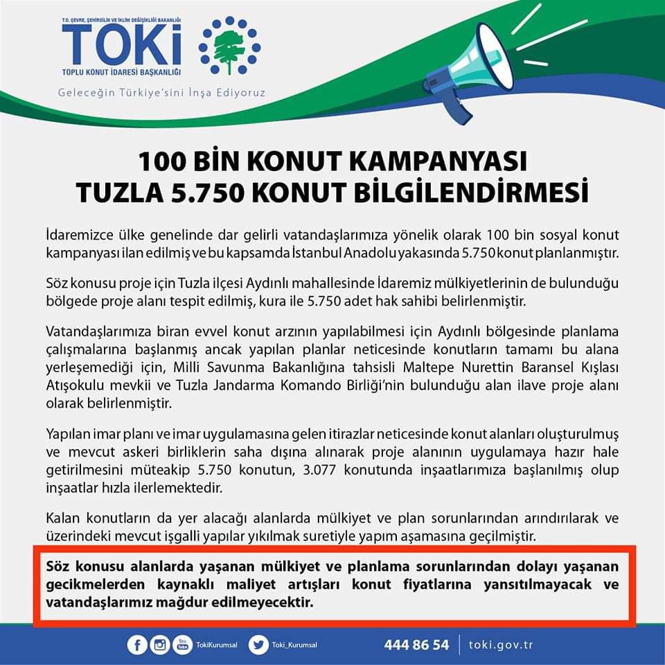 Nermin Öztop (@nerminyanmaz) on Twitter photo Syn, <a href="/murat_kurum/">Murat KURUM</a> Tuzla Toki hak sahipleri olarak fiyatlandırma konusunun tekrar değerlendirmeye alınıp kolaylık sağlanmasını talep ediyoruz. <a href="/Toki_Kurumsal/">TOKİ</a> <a href="/RTErdogan/">Recep Tayyip Erdoğan</a> <a href="/csbgovtr/">T.C. Çevre, Şehircilik ve İklim Dğş. Bakanlığı</a> Syn, <a href="/murat_kurum/">Murat KURUM</a> Tuzla Toki hak sahipleri olarak fiyatlandırma konusunun tekrar değerlendirmeye alınıp kolaylık sağlanmasını talep ediyoruz. <a href="/Toki_Kurumsal/">TOKİ</a> <a href="/RTErdogan/">Recep Tayyip Erdoğan</a> <a href="/csbgovtr/">T.C. Çevre, Şehircilik ve İklim Dğş. Bakanlığı</a>