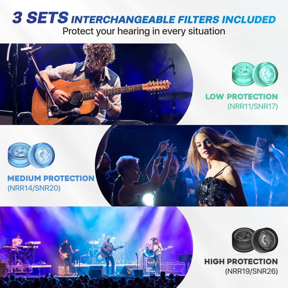 🎶 Musicians 21c Hearprotek: Ultimate ear plugs for concerts, sleep & swim! 🛌🎵🏊‍♂️ Comfort fit, clear sound, discreet. 🎧 Includes case + warranty. Protect your ears in style! #Hearprotek #EarPlugs #MusicLovers #SoundSafety 🛡️👂✨